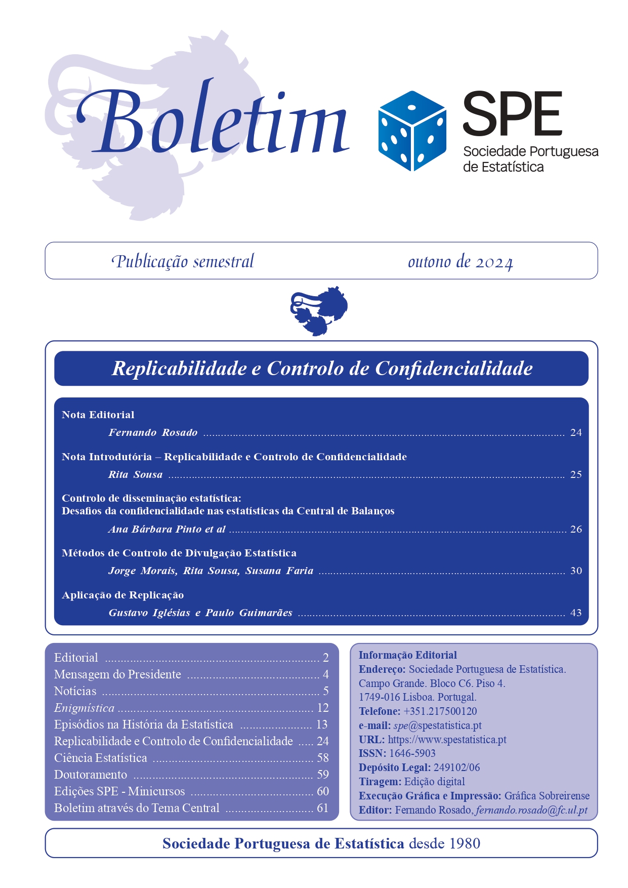 Replicabilidade e Controlo de Confidencialidade